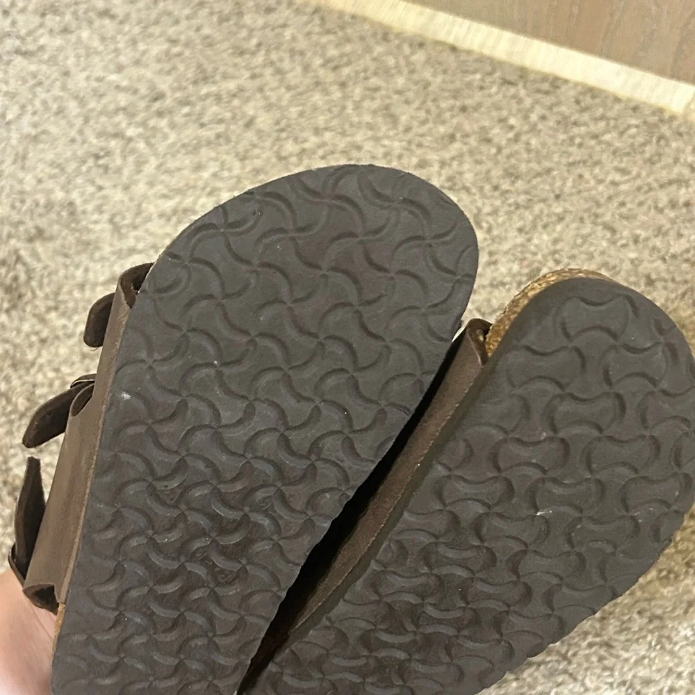 Birkenstock Brown Strap Adjustable Roma Sandal Mocha Outdoor Child's Size 11